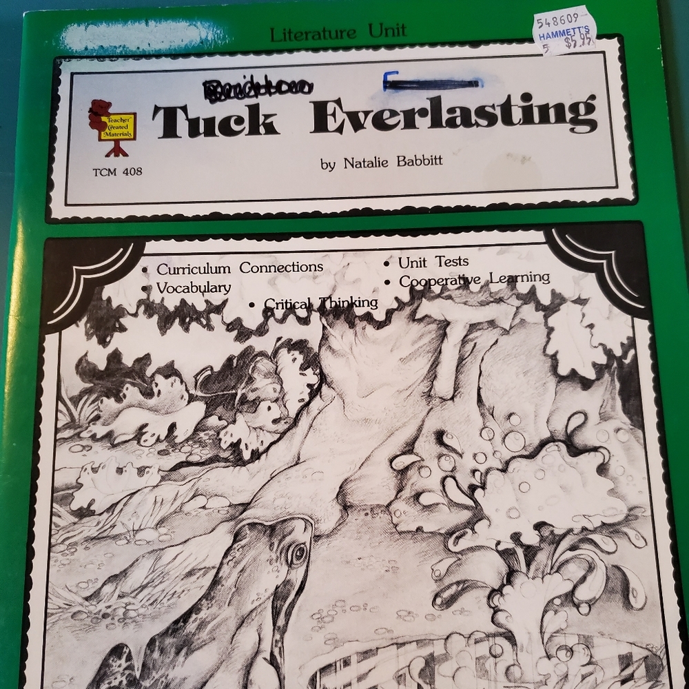 Tuck Everlasting Literature Unit for Classroom Use